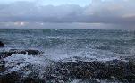Image Wave surge at coast, click to select